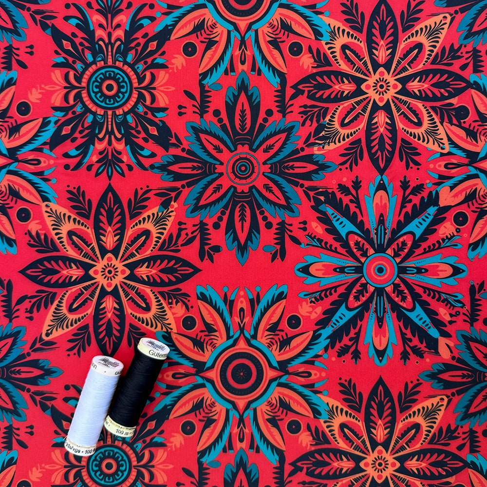 Swim Kit | Lost In Lagos + Peacock Rib - Fabric + Flow Textile Co.