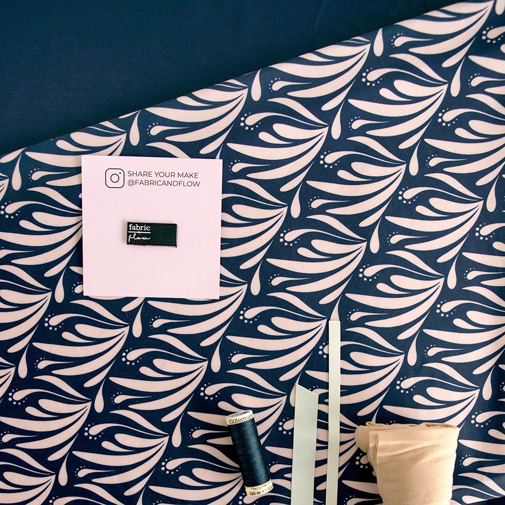 Swim Kit | Midnight Palm + Navy - Fabric + Flow Textile Co.