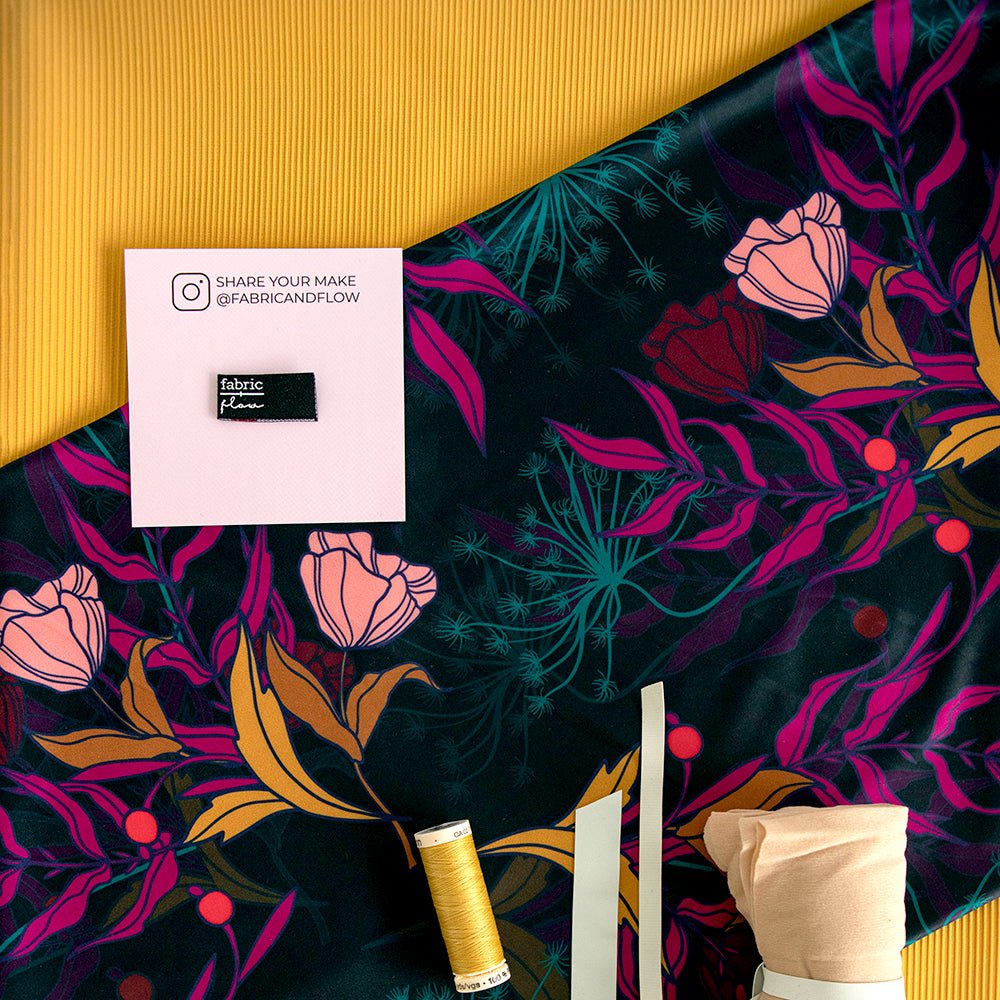 Swim Kit | Midnight Swim + Honey Yellow Rib - Fabric + Flow Textile Co.
