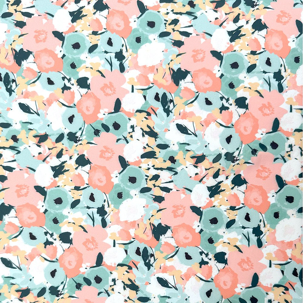 Swim Kit | Mint Blossom + Electric Peach - Fabric + Flow Textile Co.