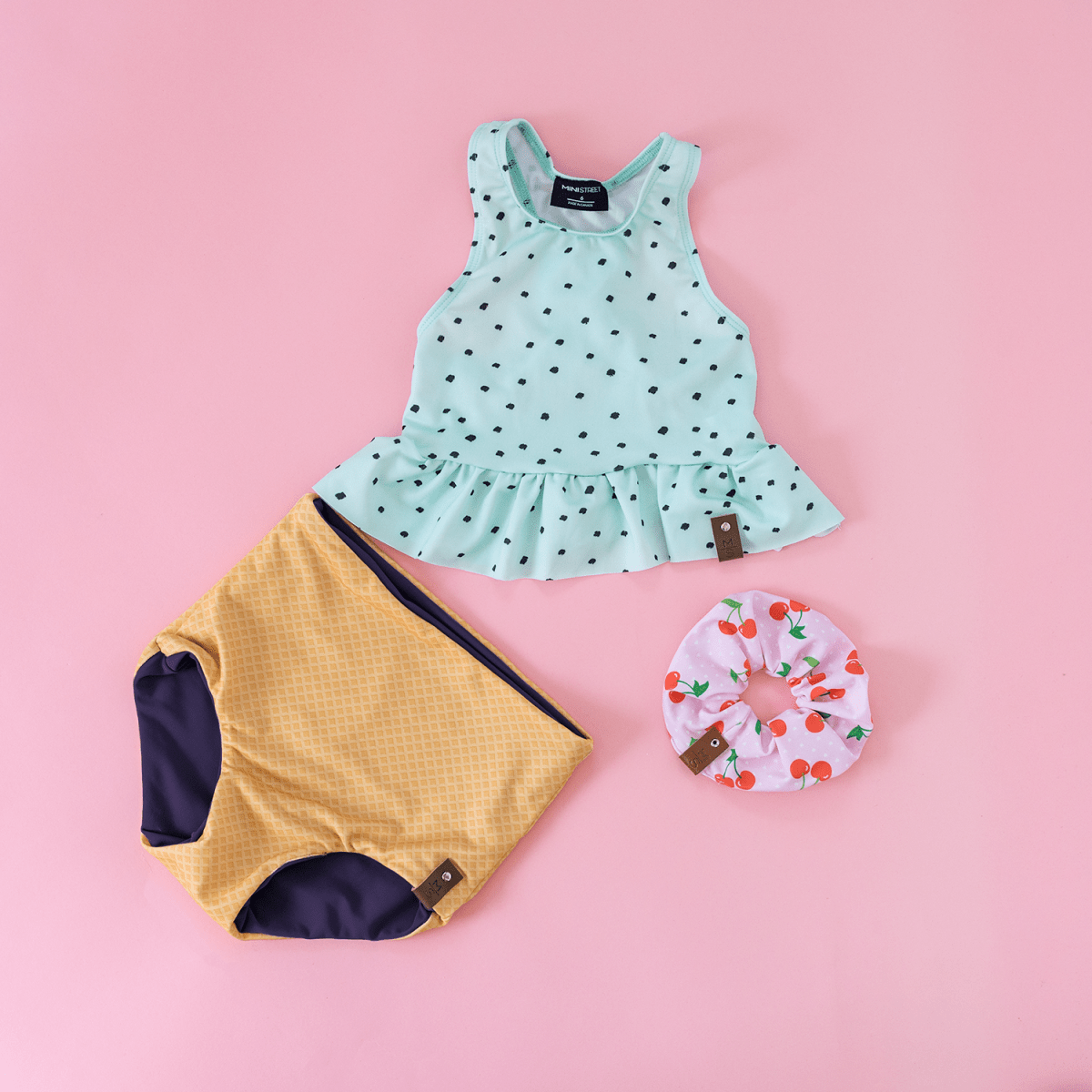 Swim Kit | Mint Chip + Waffle - Fabric + Flow Textile Co.