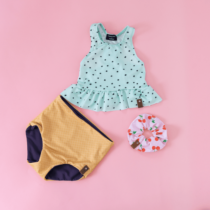 Swim Kit | Mint Chip + Waffle - Fabric + Flow Textile Co.