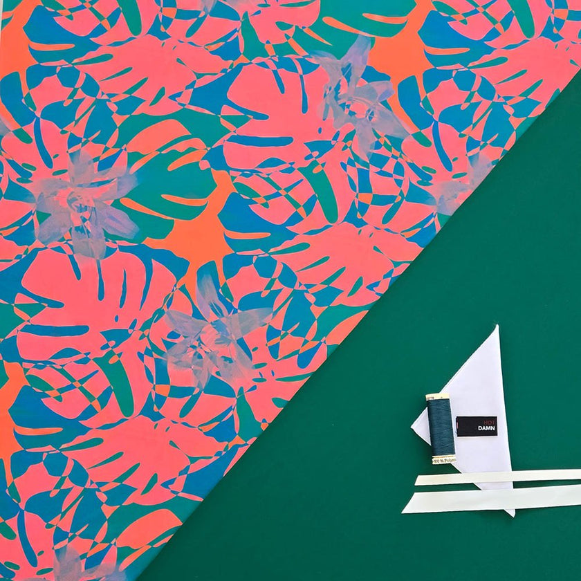 Swim Kit | Monstera Madness + Forest Green - Limited Edition - Fabric + Flow Textile Co.