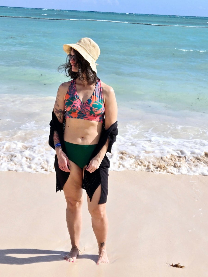 Swim Kit | Monstera Madness + Forest Green - Limited Edition - Fabric + Flow Textile Co.