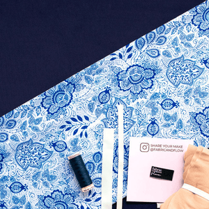 Swim Kit | Oopsie Paisley + Navy - Fabric + Flow Textile Co.
