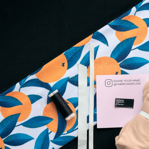 Swim Kit | Orange u Jealous + Black Rib - Fabric + Flow Textile Co.