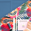 Swim Kit | Passion Punch + Arctic Blue Rib - Fabric + Flow Textile Co.