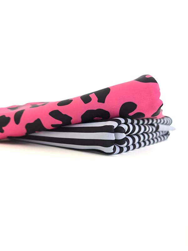 Swim Kit | Pink Cheetah + Mini Stripe - Limited Edition - Fabric + Flow Textile Co.