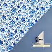 Swim Kit | Porcelain Rhapsody + Arctic Blue Rib - Fabric + Flow Textile Co.