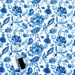 Swim Kit | Porcelain Rhapsody + Arctic Blue Rib - Fabric + Flow Textile Co.