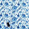 Swim Kit | Porcelain Rhapsody + Arctic Blue Rib - Fabric + Flow Textile Co.