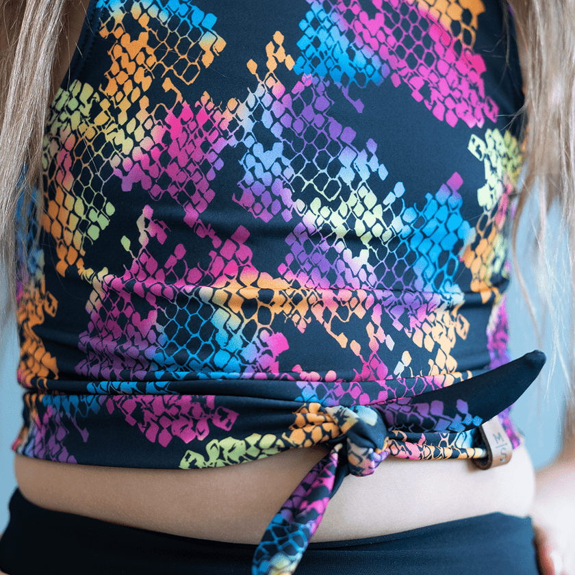 Swim Kit | Rainbow Snake + Electric Purple - Fabric + Flow Textile Co.