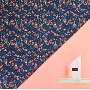 Swim Kit | Sleepy Hollow + Electric Peach - Fabric + Flow Textile Co.