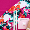 Swim Kit | Watercolour Swirls + Dragonfruit Rib - Fabric + Flow Textile Co.