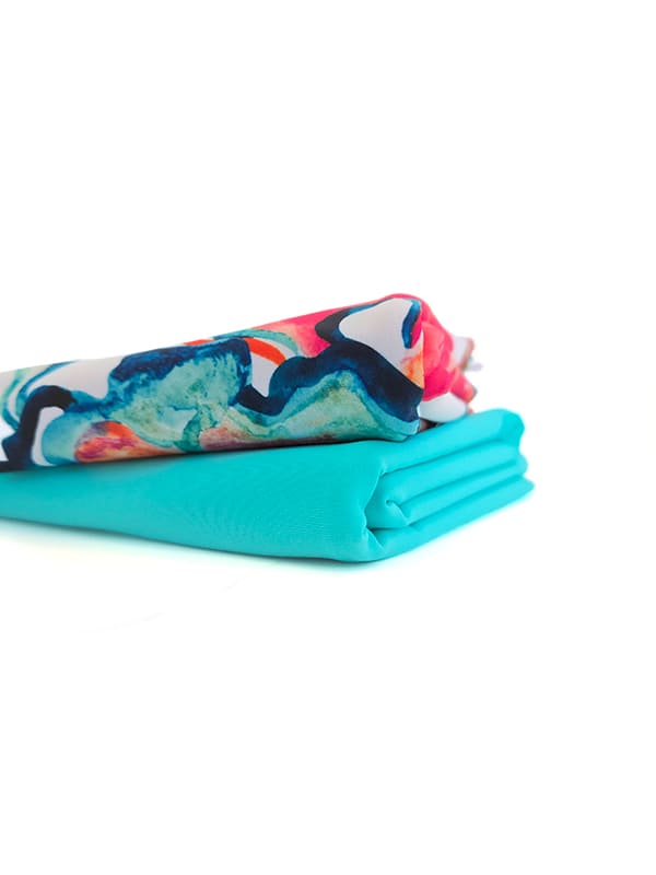 Swim Kit | Watercolour Swirls + Teal - Limited Edition - Fabric + Flow Textile Co.