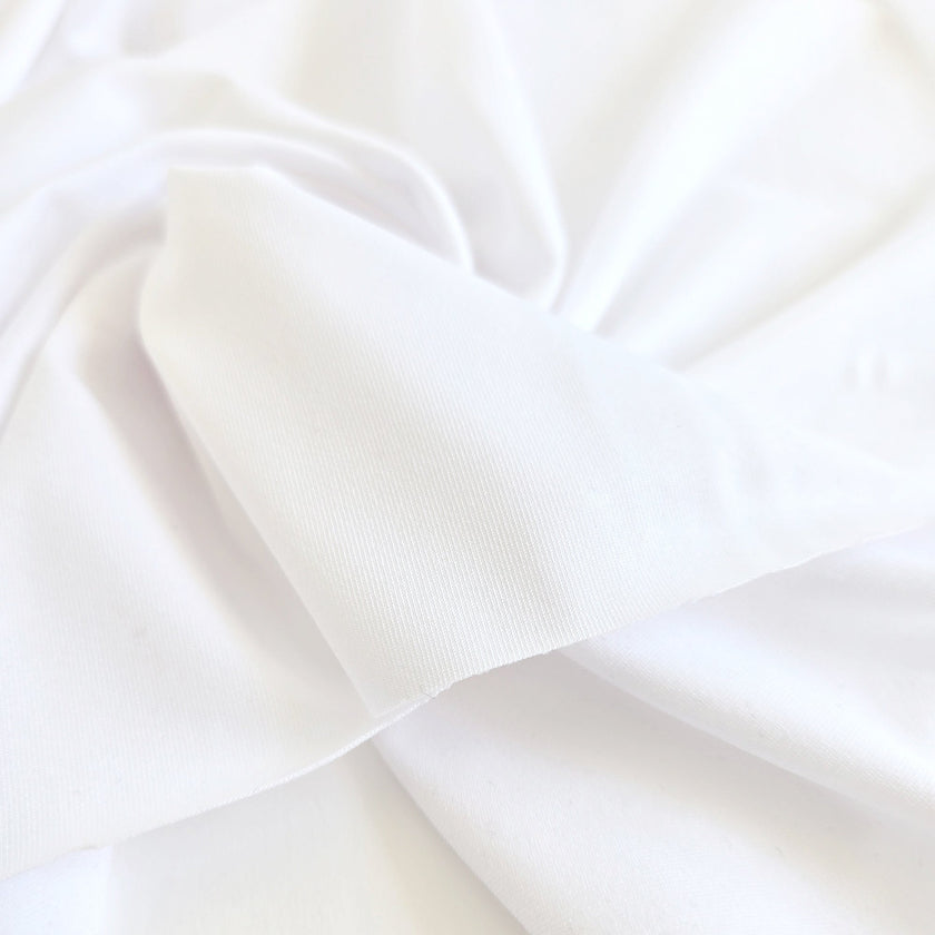 Swim Lining Luxe | White - Fabric + Flow Textile Co.