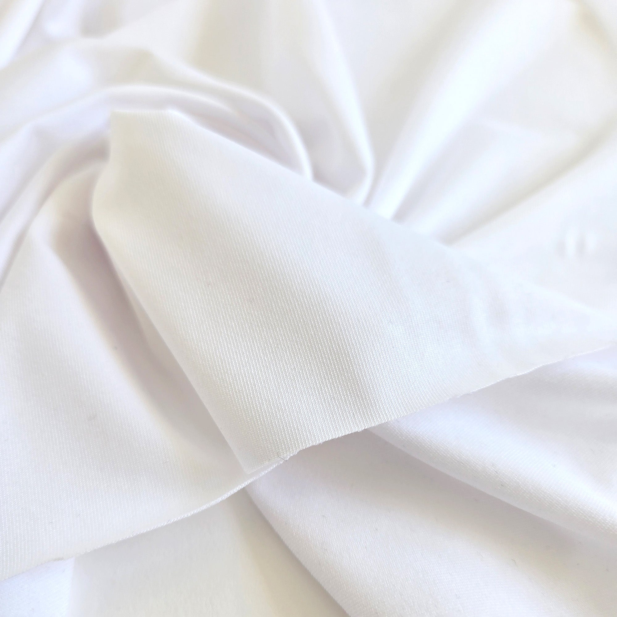 Swim Lining Luxe | White - Fabric + Flow Textile Co.