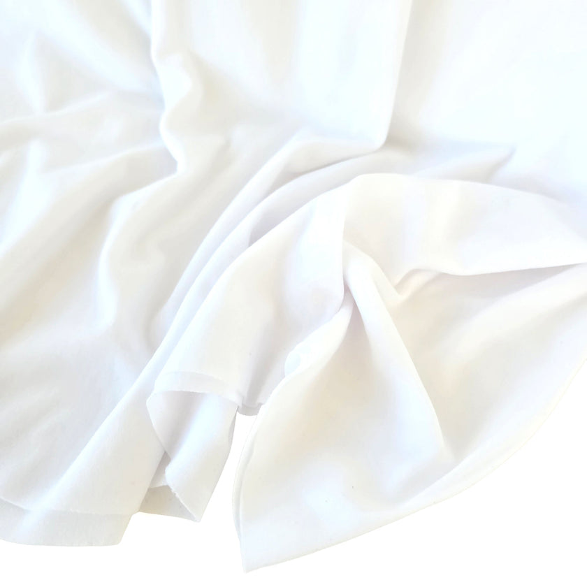 Swim Lining | White - Fabric + Flow Textile Co.