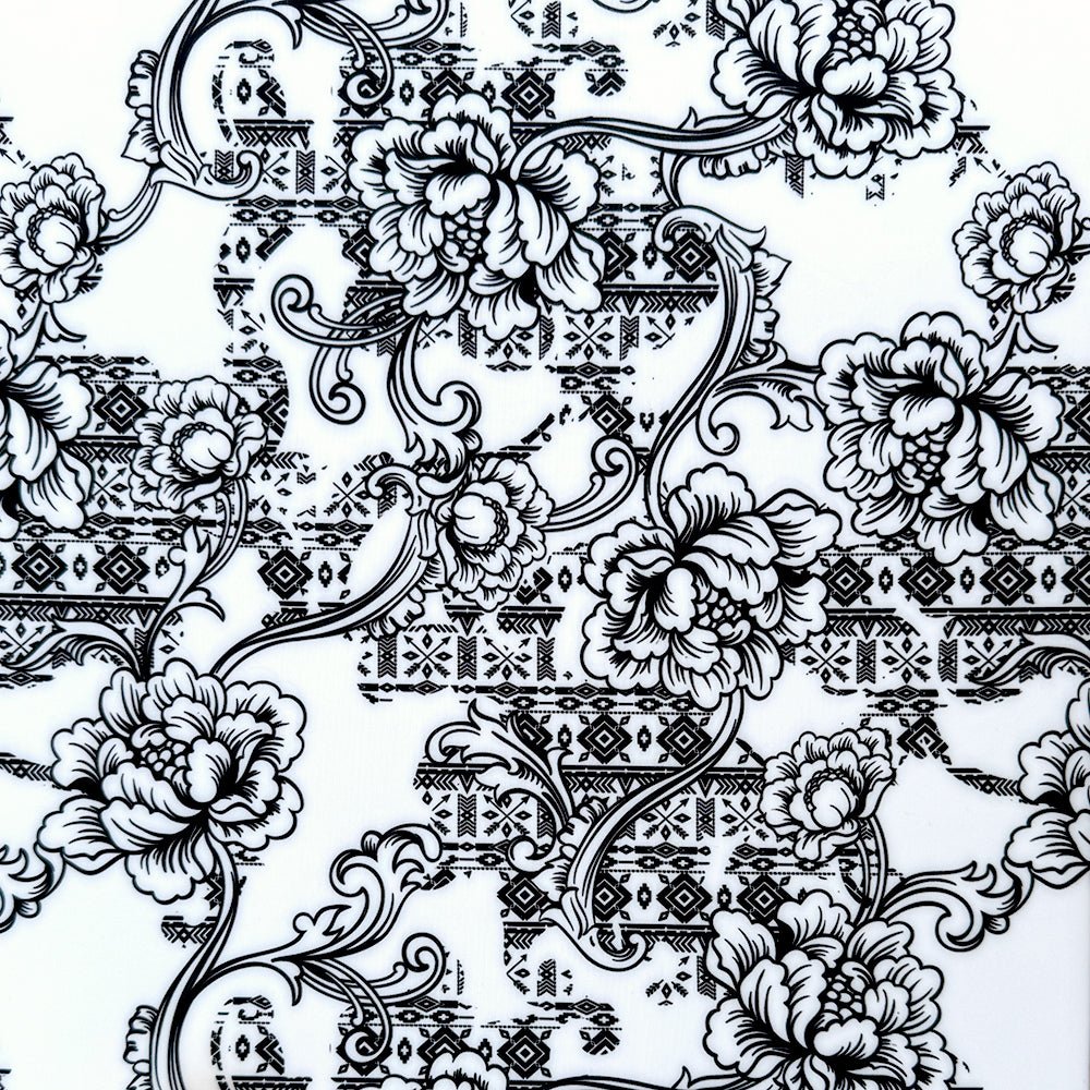 Swim Print | Baroque Silhouette - Fabric + Flow Textile Co.