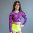 Swim Print | Electric Palm - Fabric + Flow Textile Co.