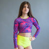 Swim Print | Electric Palm - Fabric + Flow Textile Co.