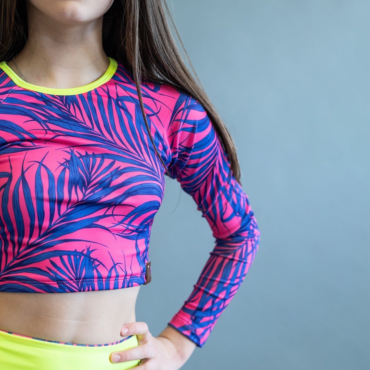 Swim Print | Electric Palm - Fabric + Flow Textile Co.