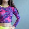Swim Print | Electric Palm - Fabric + Flow Textile Co.
