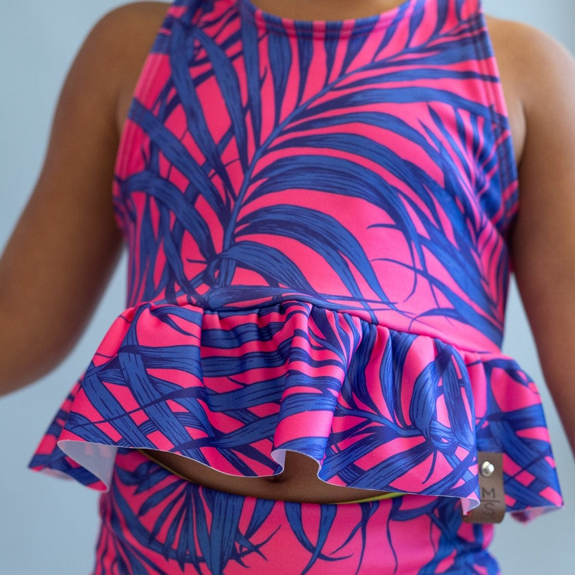 Swim Print | Electric Palm - Fabric + Flow Textile Co.