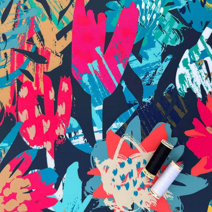Swim Print | Floral Rush - Fabric + Flow Textile Co.