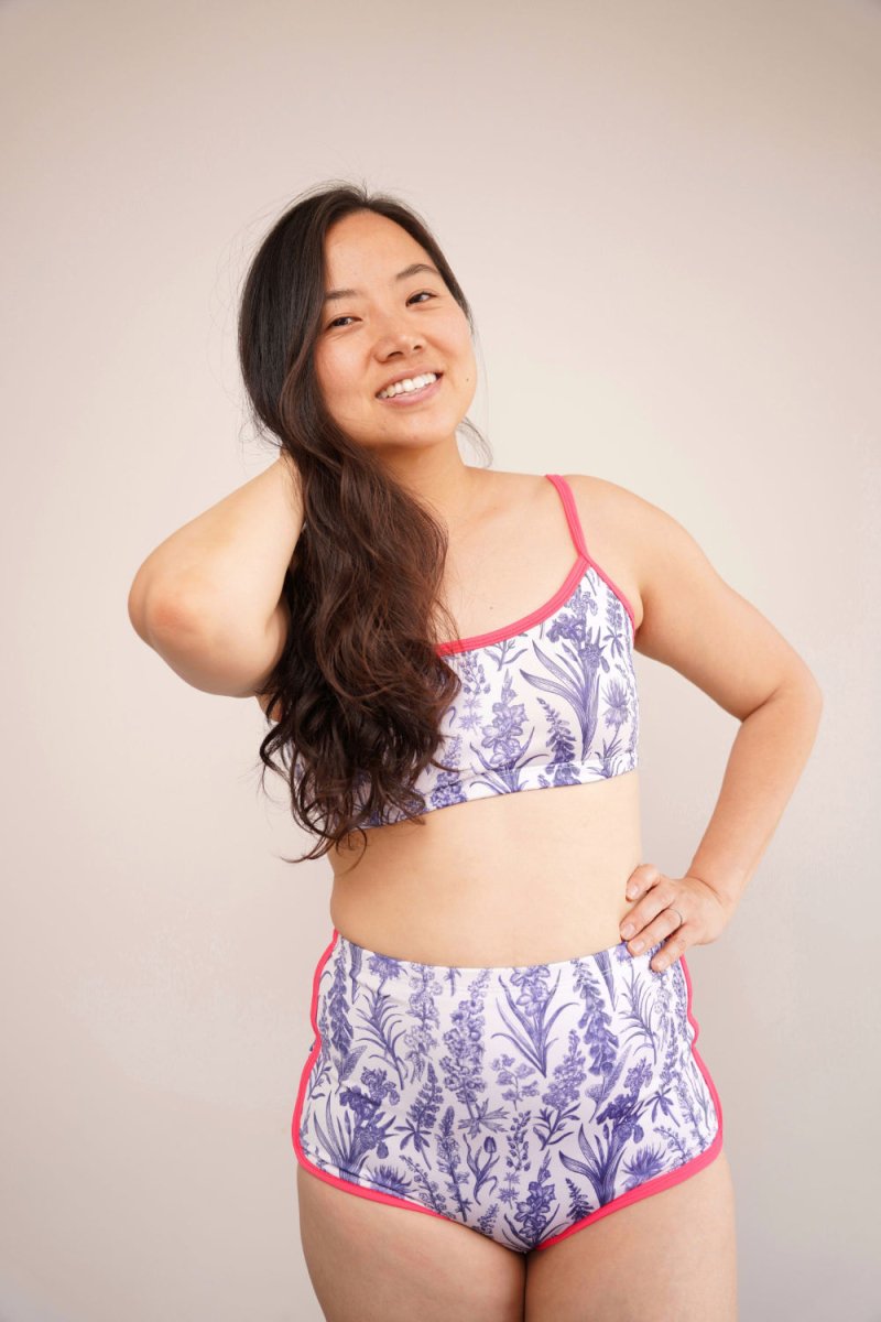 Swim Print | French Botanicals - Fabric + Flow Textile Co.