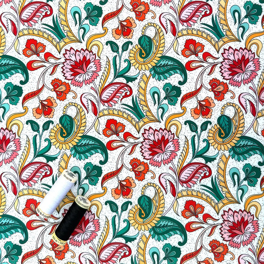 Swim Print | Gilded Flora - Fabric + Flow Textile Co.