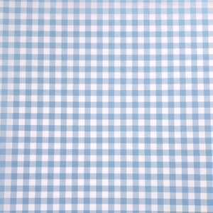 Swim Print | Gingham - Sky - Fabric + Flow Textile Co.