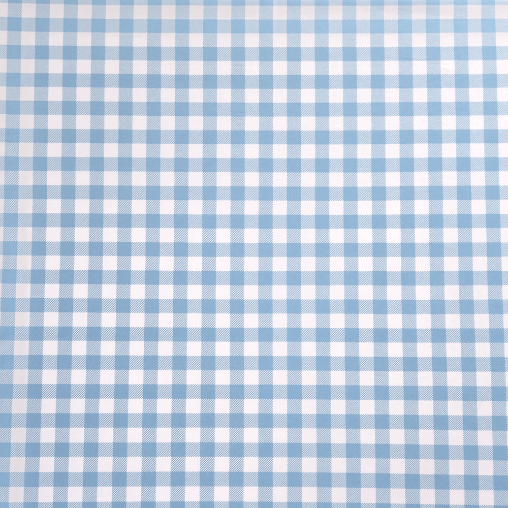 Swim Print | Gingham - Sky - Fabric + Flow Textile Co.