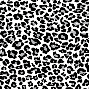 Swim Print | Grey Leopard - Fabric + Flow Textile Co.