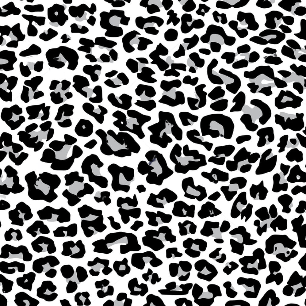 Swim Print | Grey Leopard - Fabric + Flow Textile Co.