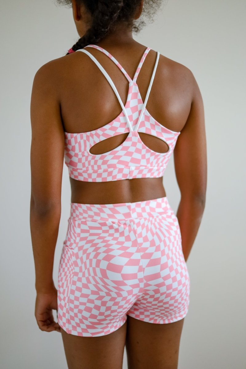 Swim Print | Groovy - Pink - Fabric + Flow Textile Co.
