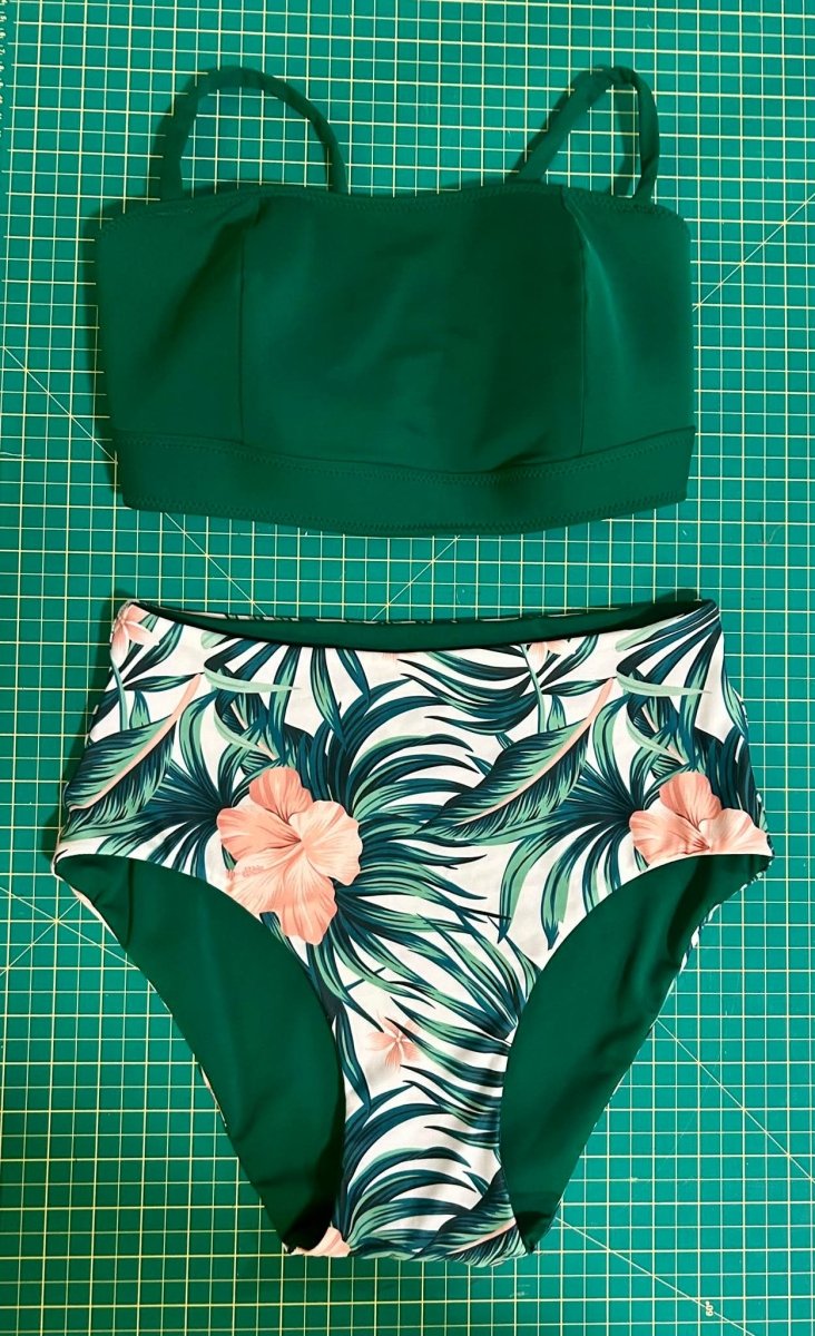 Swim Print | Hibiscus Palm - Fabric + Flow Textile Co.