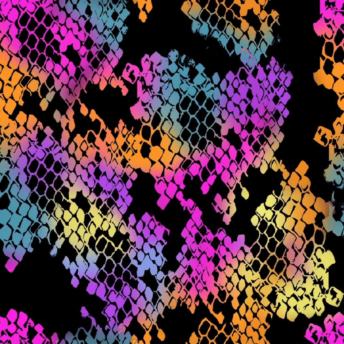 Swim Print | Rainbow Snake - Fabric + Flow Textile Co.