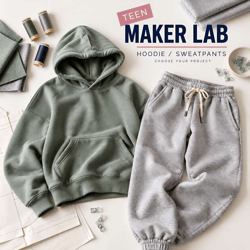 Teen Maker Lab - Fall Break Edition - Fabric + Flow Textile Co.
