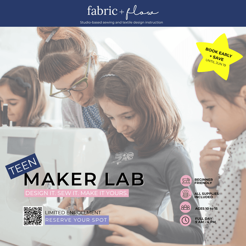 Teen Maker Lab - Tote Bag - Fabric + Flow Textile Co.