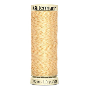 Thread - Gütermann Sew - All | 799 Maize Yellow - Fabric + Flow Textile Co.