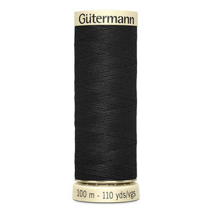 Thread - Gütermann Sew - All | 10 Onyx Black - Fabric + Flow Textile Co.