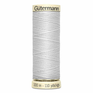 Thread - Gütermann Sew - All | 100 Silver - Fabric + Flow Textile Co.