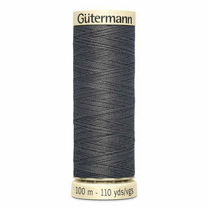 Thread - Gütermann Sew - All | 116 Gunmetal - Fabric + Flow Textile Co.