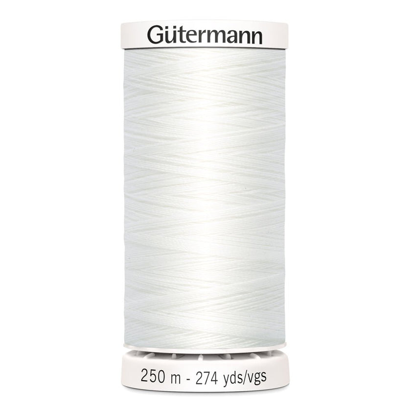Thread - Gütermann Sew - All | 20 Chalk White - Fabric + Flow Textile Co.