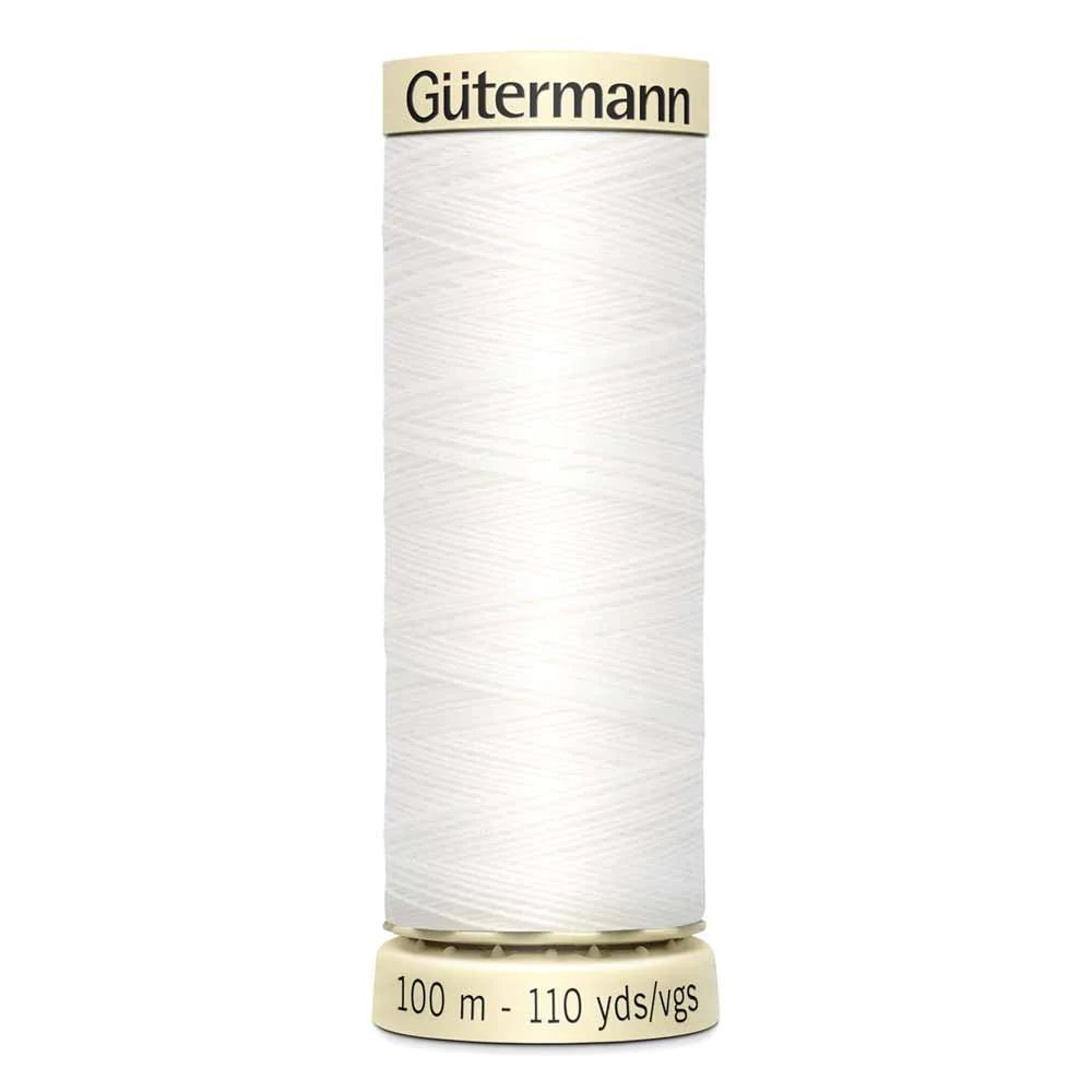 Thread - Gütermann Sew - All | 20 Chalk White - Fabric + Flow Textile Co.