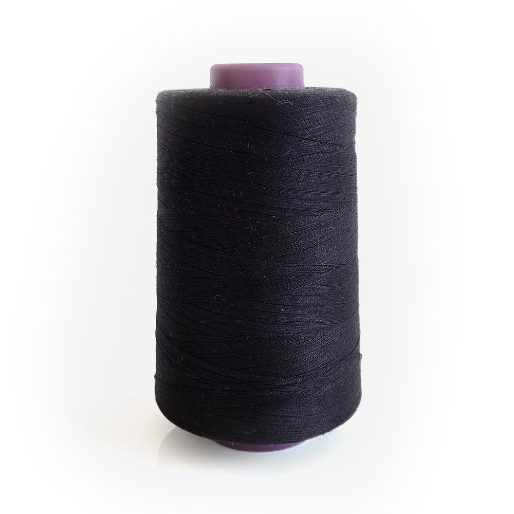Thread - Serger 5000yd | 32002 Onyx Black - Fabric + Flow Textile Co.