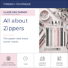 Thread + Technique: All About Zippers - Fabric + Flow Textile Co.