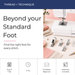 Thread + Technique: Beyond your Standard Foot - Fabric + Flow Textile Co.