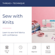 Thread + Technique: Sewing With Knits - Fabric + Flow Textile Co.